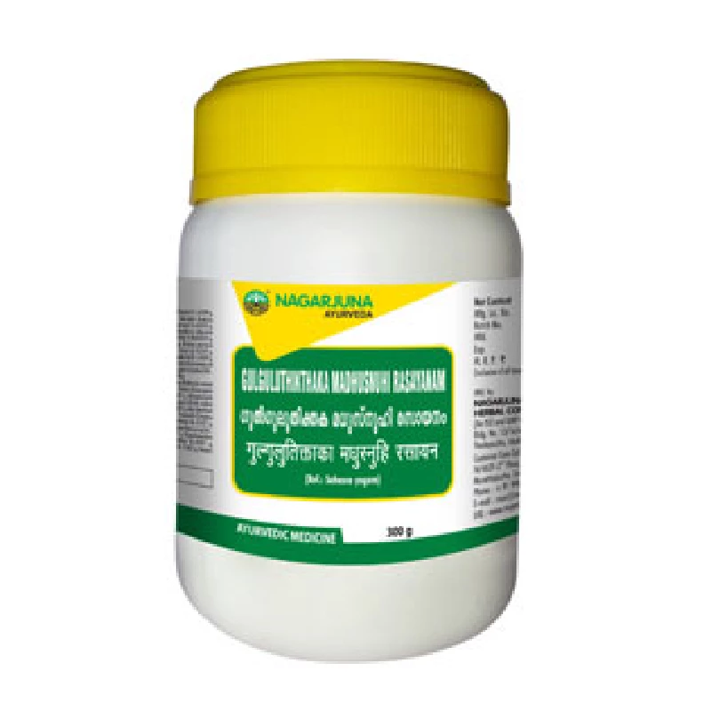 Nagarjuna Ayurveda Gulguluthikthaka madhusnuhi Rasayanam